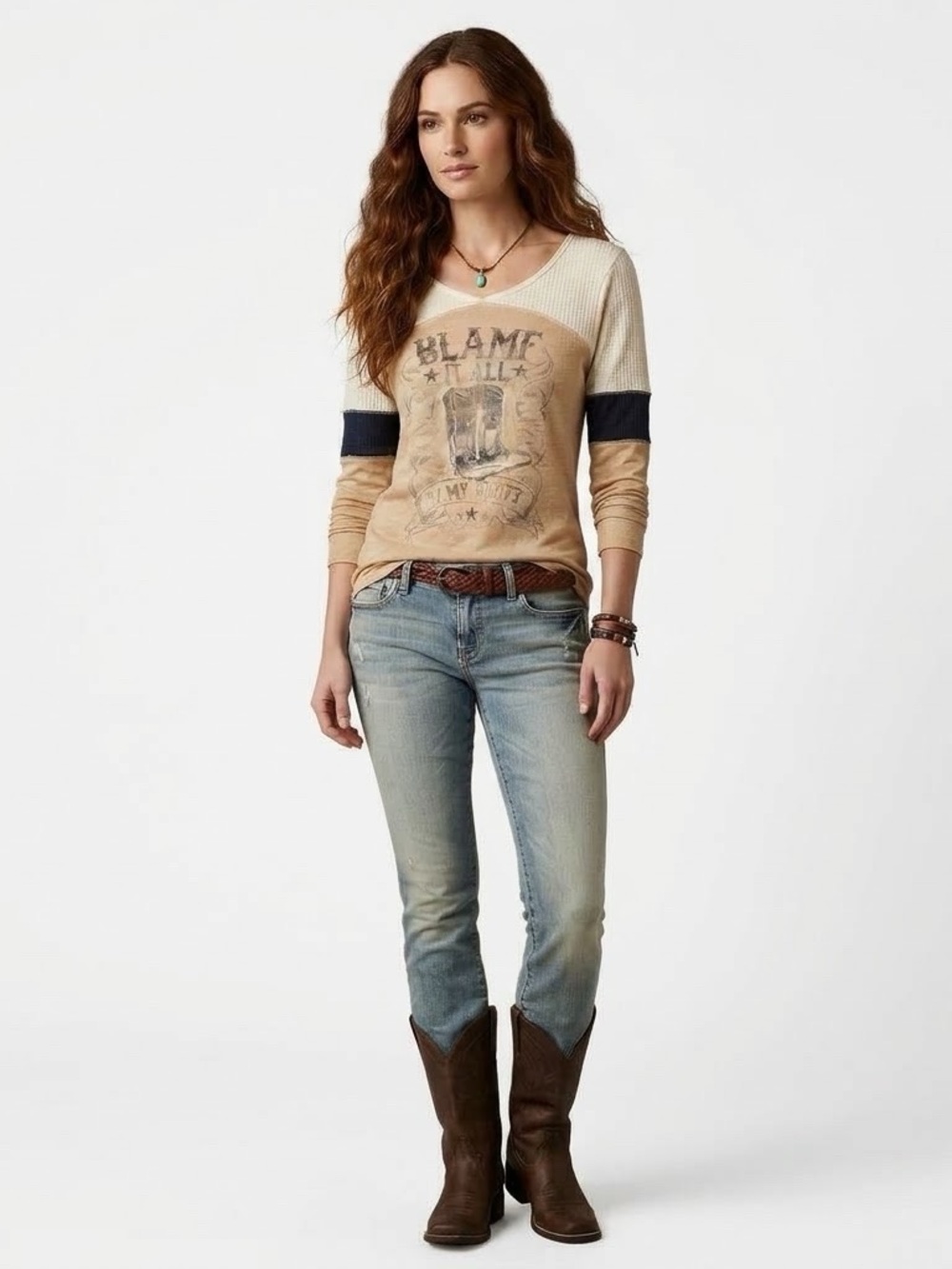 Sable Sky Long Tee Country Festival Graphic
